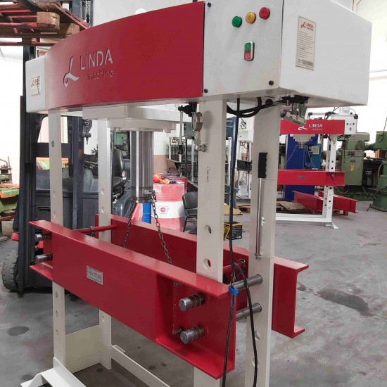 150 Ton Gezer Kafa Kollu Motorlu Lİnda Machine Hidrolik Atölye Presi