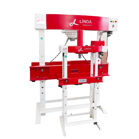 15 Ton Kollu Linda Machine Hidrolik Atölye Presi