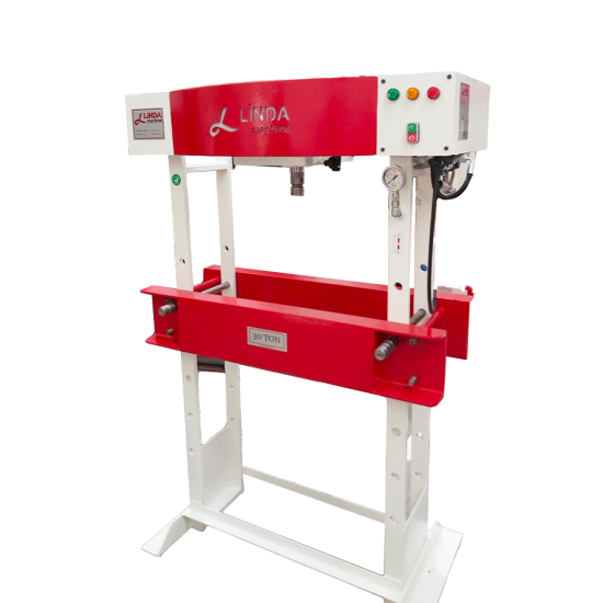 30 Ton Kollu Motorlu Linda Machine Hidrolik Atölye Presi