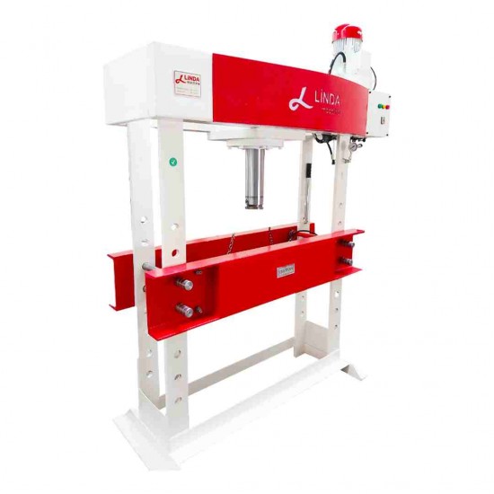150 Ton Gezer Kafa Kollu Motorlu Lİnda Machine Hidrolik Atölye Presi