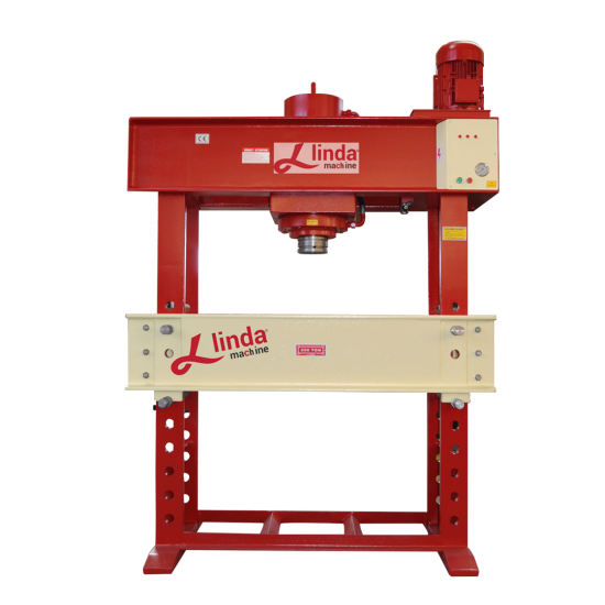 200 Ton Motorlu Hidrolik Atölye Presi  - Hydraulic Workshop Press