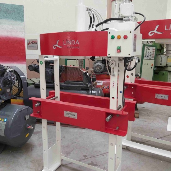 30 Ton Kollu Motorlu Linda Machine Hidrolik Atölye Presi