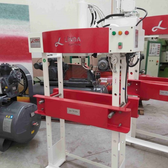 30 Ton Kollu Motorlu Linda Machine Hidrolik Atölye Presi