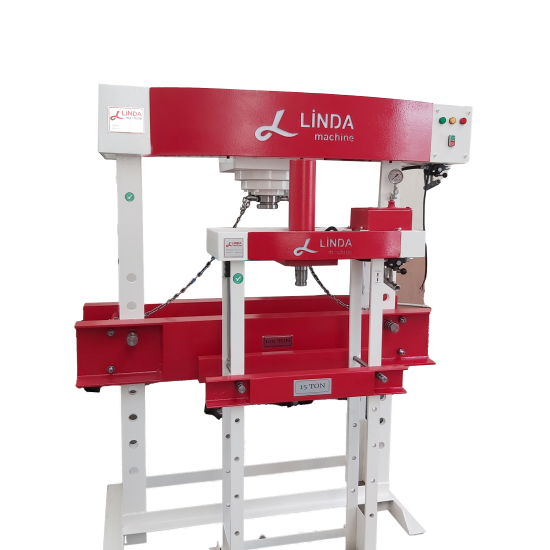 15 Ton Kollu Linda Machine Hidrolik Atölye Presi