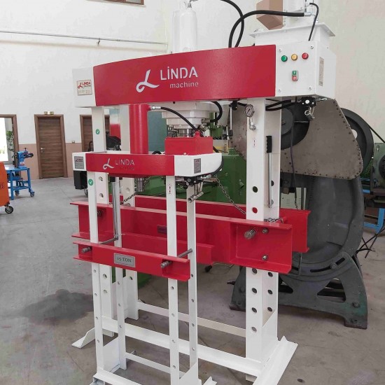 15 Ton Kollu Linda Machine Hidrolik Atölye Presi