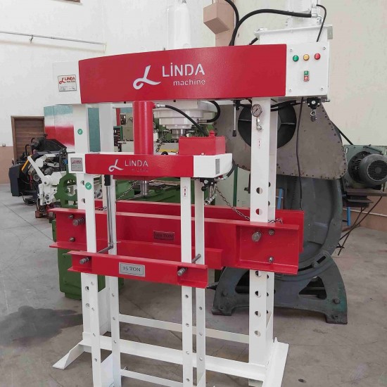 15 Ton Kollu Linda Machine Hidrolik Atölye Presi