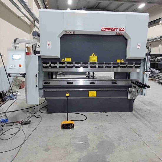CONFORT 2600mm 100 Ton 3 Eksen LİNDA Machine Abkant Pres