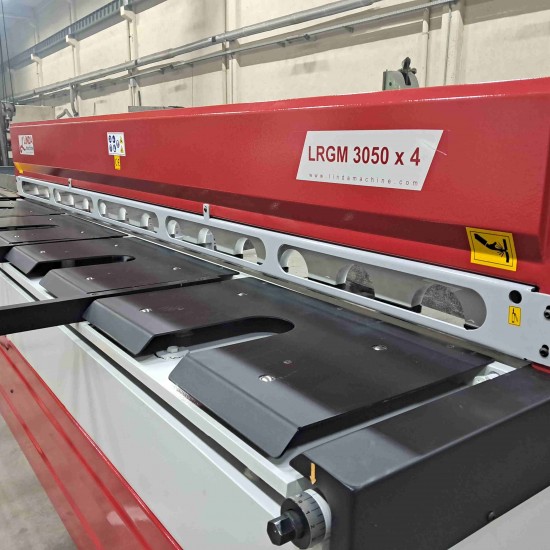 LRGM 3050 x 4mm  NC Kontrollü Rediktörlü Giyotin Makas LİNDA MACHİNE - Guillotine Machines