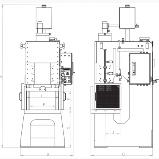 C Tipi Hidrolik Pres - C Type Hydraulic Press