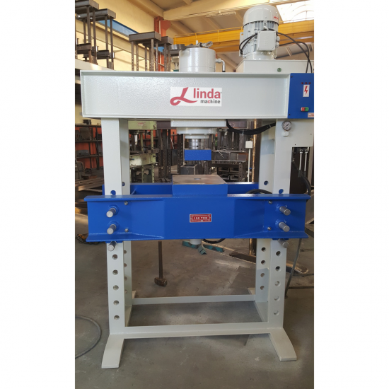 150 Ton Hidrolik Alttan İtmeli Atölye Presi - Hydraulic Workshop Pushing Press Bottom